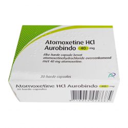 Атомоксетин HCL 40 мг Европа :: Аналог Когниттера :: Aurobindo капс. №30 в Твери и области фото